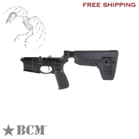 Bravo Company, Complete Lower Receiver, AR-15, Multi Caliber, Anodized Finish, Black, BCM SOPMOD, 7075 T6 Aluminum, Factory Cosmetic Blem, BCM, blemished, deal, BCMLRG-STK-MOD-1-SPMD-BLK-COSMO
UPC: 812526024435