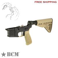 Bravo Company, Complete Lower Receiver, AR-15, Multi Caliber, Anodized Finish, Black, BCM MK2 Recoil Mitigation System, BCM SOPMOD 2 Widebody Stock, 7075 T6 Aluminum, Factory Cosmetic Blem, BCMLRG-RMS-STK-MOD-2-SPMD-BLK-COSMO
UPC: 812526024374