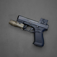 Glock 19 Gen5 9mm pistol with Aimpoint COA enclosed red dot optic and Surefire X300U-A weapon light, used condition with case and magazines, 764503064883, PA195SB03MOS8A3