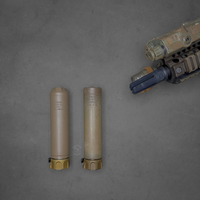 Surefire, SOCOM RC4 Rifle Suppressor, 223 Remington/5.56 NATO, 3D-Printed Inconel Construction, 17oz, 1.5" Diameter, 6.3" Length, Low Back Pressure, End Mount Fast-Attach, Cerakote Finish, Flat Dark Earth, new silencer from surefire RC2 in stock shipping now RC3, SOCOM556-RC4-DE
UPC: 084871334310, SOCOM556-RC4-BK
UPC: 084871334303