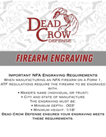 Custom Firearm Engraving Service