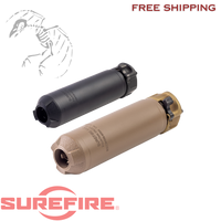 Surefire, SOCOM RC4 Mini Rifle Suppressor, 223 Remington/5.56 NATO, 3D-Printed Inconel Construction, 14.5oz, 1.5" Diameter, 5.5" Length, Low Back Pressure, End Mount Fast-Attach, Cerakote Finish, Flat Dark Earth, SOCOM556-MINI4-DE
UPC: 084871334334, SOCOM556-MINI4-BK
UPC: 084871334327 Dead Crow Defense