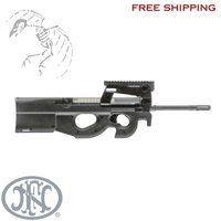 FN America Law Enf, PS90, Semi-automatic, 5.7x28mm, 16.04" Barrel, Matte Finish, Black, 50 Rounds, 1 Magazine, 3848950463
UPC: 845737002589 P90 Civilian legal, FN PS90 5.7x28 bullpup rifle with 16 inch barrel, 50 round top-mounted magazine, ambidextrous controls, black finish