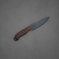 used Winkler drop point crusher knife