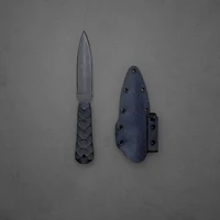 Winkler defense dagger knife black laminate with sheath used for sale available