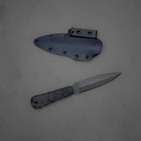 Winkler defense dagger knife black laminate with sheath used for sale available