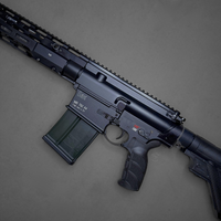 HK MR762 A4 SBR 7.62 NATO rifle with 13 inch barrel, M-LOK handguard, adjustable gas system, and ambidextrous controls, 642230272521, new, SBR, in, stock, H&K, heckler koch, dead crow defense