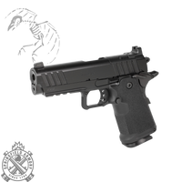 Springfield, 1911 DS Prodigy 4.25" AOS Handgun, Semi-Automatic Metal Frame Pistol, 4.25" Forged Stainless Steel Match Grade Barrel, Forged Carbon Steel Frame, Black Cerakote Finish, Polymer Grips, Optics Ready, Fiber Optic Front and Black Serrated Rear Sights, 2 Magazines, (1)-17 Round and (1)-20 Round 706397964467	SPPH9117AOS
706397969073	SPPH9116AOS
706397972677	SPPH9117AOSLC