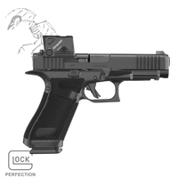 GLOCK, 17 GEN 6 COA, Striker Fired, Semi-automatic, Polymer Frame Pistol, Full Size, 9MM, 4.49" Barrel, DLC Finish, Fixed Sights, Aimpoint COA Optic, 17 Rounds, 3 Magazines, P61750B03DC8A3
UPC: 764503068294, Dead Crow has the new Glock gen6 g17 full size handgun with he highly anticipated aimpoint COA optic factory installed in-stock and ready to ship FREE to your local FFL