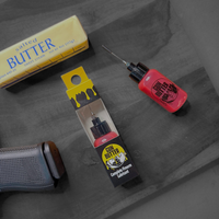Gun Butter, needle Oiler, Gun Grease, 790757777576, the best professional use gun grease that stays in place and lasts the longest. specially formulated to run the gun smooth like butter especially on 2011's and other firearms with tight tolerances.