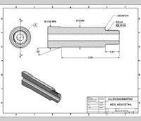 AE AEM5 30 AEM30 Allen Engineering Reflex Suppressor 30 cal  black, FDE AEM530, 850081719144, free shipping and in stock now at dead crow defense