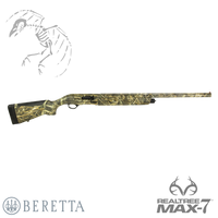 Beretta USA J32TS28 A300 Ultima 20 Gauge 3" 3+1 28", Realtree Max-7, Kick-Off Synthetic Stock, Fiber Optic Sight