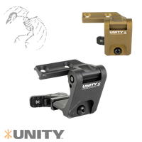 Unity Tactical FAST Magnifier Arm BLACK FDE