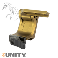 Unity Tactical FAST Magnifier Arm BLACK FDE