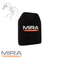 MIRA Safety Tactical Ceramic Poly Level 4 IV Body Armor Plate Light Weight NIJ tested