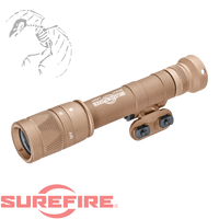 Surefire, M640V Scout Pro Flashlight, LED, 350 Lumens White Light/120mW of IR, Black Finish, 1913 Picatinny Mount installed, MLOK Mount included, Z68 On/Off Tailcap 084871329309 M640V-BK-PRO 084871329316 M640V-TN-PRO