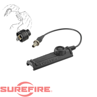 Surefire, Replacement Rear Cap Assembly, Fits M6XX Scoutlight Series, Includes SR07 Rail Tape Switch, Tan Finish 084871323833 UE-SR07-TN 084871323826 UE-SR07-BK