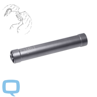 Q, El Camino Rimfire Suppressor, 22LR, .95" Diameter, 5.95" Overall Length, Titanium, Black Finish, 1/2X28 SIL-EC-22 866955000300