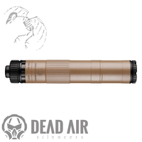 Dead, Air, Armament, MOJAVE9, Suppressor, 9MM/.300 Blackout, Cerakote Finish, Black, Includes 1/2-28 Piston, MOJAVE9, 810128161411