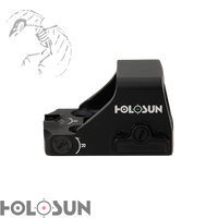 Holosun, Technologies, 507K-X2, Red Dot, 32 MOA Ring & 2 MOA Dot, Black Color, HS507K X2, 810047071211, HE507K-GR X2, 810047071389