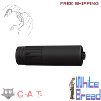 CAT WB Ti 1.375, CAT WB Ti 1/16, C.A.T, Combat, Application, Technologies, White, Bread, 5.56, suppressor, silencer, cat silencer, cat suppressor, WB, titanium, Ti, 850059086070	SC-WB-INC-QD
850059086063	SC-WB-INC-HUB