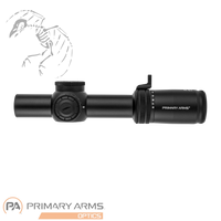 Primary, Arms, Compact, PLxC, 1-8x24, FFP, Rifle, Scope, Illuminated, ACSS, Raptor, M8, Yard, 5.56, .308, Reticle, Flat, Dark, Earth, black, PA-PLXC-1-8X24F-RAPTOR-5.56Y-FDE, 610201, PA-PLXC-1-8X24F-RAPTOR-5.56Y, 610150