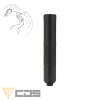Chaos, Gear, Supply, cgs, MOD9, Suppressor, Aluminum, Black, Finish, 9MM,  10 oz, 1/2X28 Thread Pitch, suppressor, in, stock, in-stock, available, ready, to, ship, fast, approval, silencershop, silencer, best, CGS-MOD9-FS-9MM, 850002123074