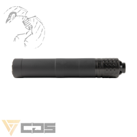 Chaos, Gear, Supply, cgs, MOD9, Suppressor, Aluminum, Black, Finish, 9MM,  10 oz, 1/2X28 Thread Pitch, suppressor, in, stock, in-stock, available, ready, to, ship, fast, approval, silencershop, silencer, best, CGS-MOD9-FS-9MM, 850002123074