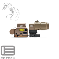 EOTech, EXPS3-0, Holographic, Sight, Red, 68, MOA, Ring, with, 1, Dot, Reticle, Night, Vision, Compatible, Side, Button, Controls, Quick, Disconnect, Mount, QD, exclusive, fde, flat, dark, earth, Includes, G33, 3X, Magnifier, Tan, new, e, o, tech, eo-tech, cheap, available, 672294600954, HHSVIIITAN, HHS, VII