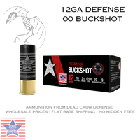 Stars and Stripes Defense Ammunition, 12 Gauge 2.75", Buckshot, 9 Pellets, 10 Round Box CBUCK9 8033343363671