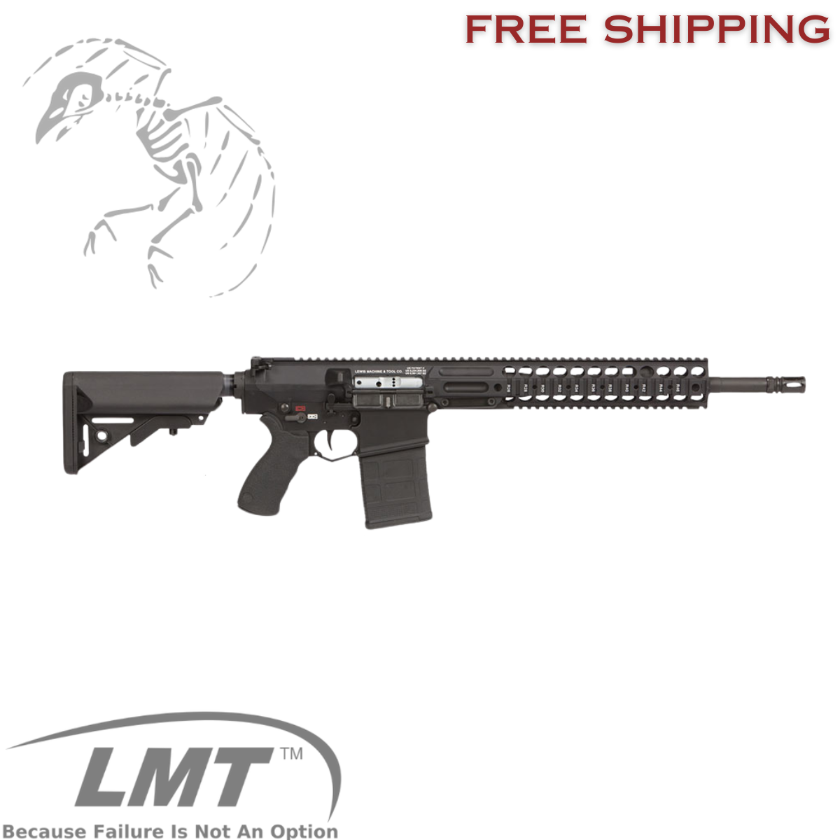 LMT MARS-H CQB 7.62 NATO Rifle – MRP Monolithic Upper LM308MWS