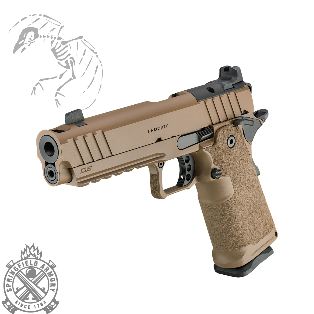 フロイド 1911 DS Prodigy™ AOS 9mm Handgun - PH9119AOSCB-FL - Coyote Brown