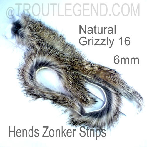 Hends Rabbit Zonker Strips 4mm Hends Rabbit Zonker Strips 4mm