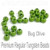 Bug Olive Tungsten RegularBore/Cyclops Beads (25packs)