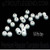White Tungsten RegularBore/Cyclops Beads (25packs)