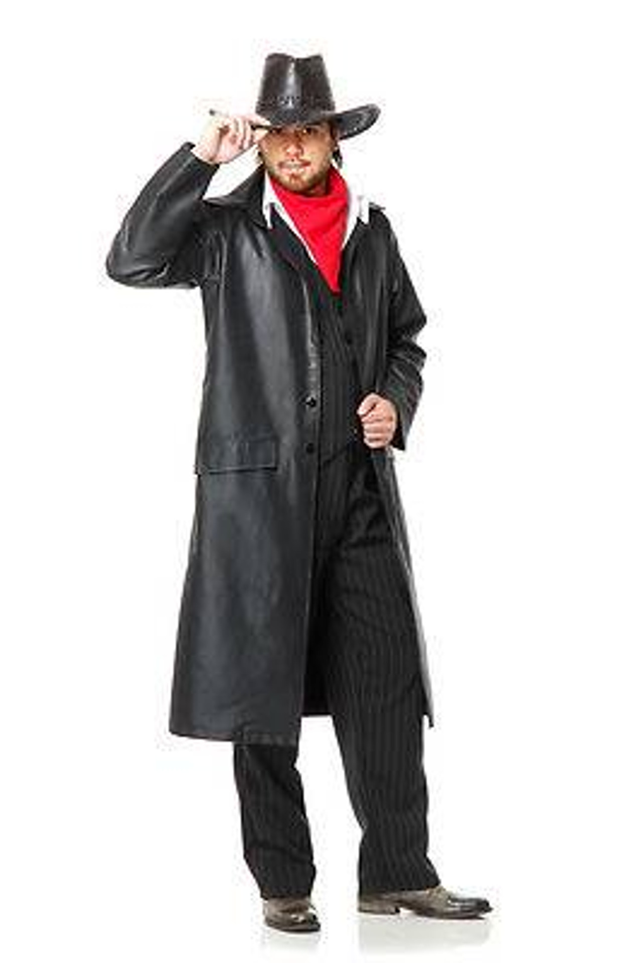 black DOC HOLLIDAY adult mens old west gunfighter halloween costume ...