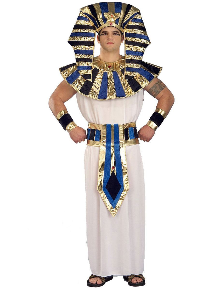 KING TUT egyptian robe prince biblical pharoah mens adult halloween costume