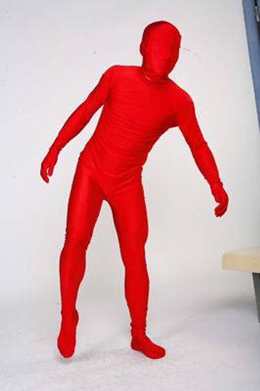 red WOMAN INVISIBLE bodysuit womens funny costume CostumeVille