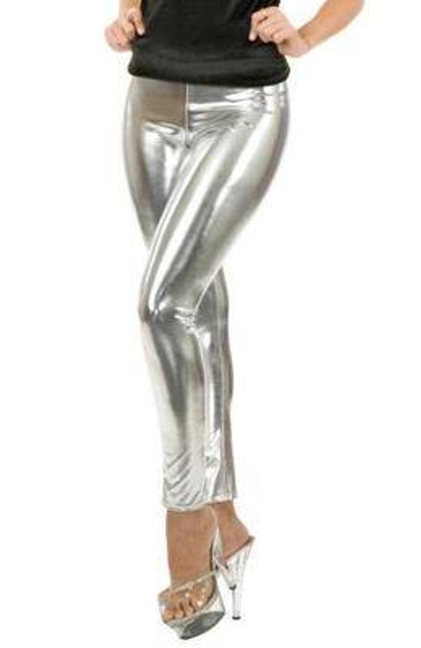 womens shiny leggings