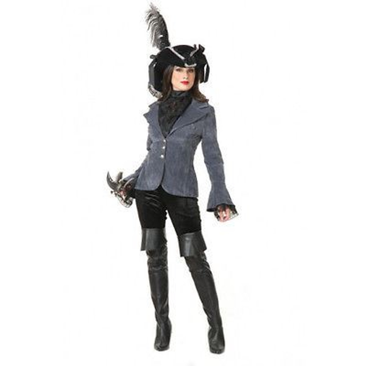 Pirate Vixen Jacket Renaissance Medieval Lady Coat Womens Halloween Costume M Costumeville 0715