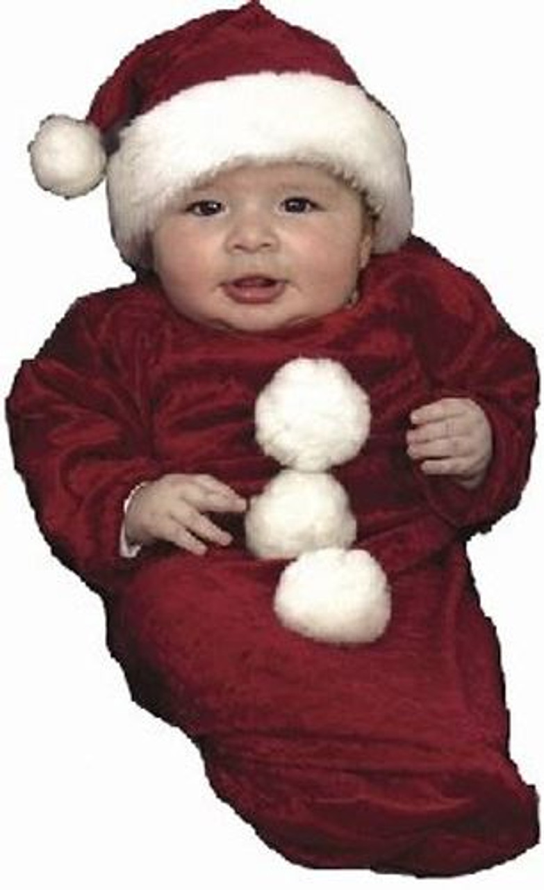 SANTA BUNTING infant baby girls boys Christmas claus holiday costume ...