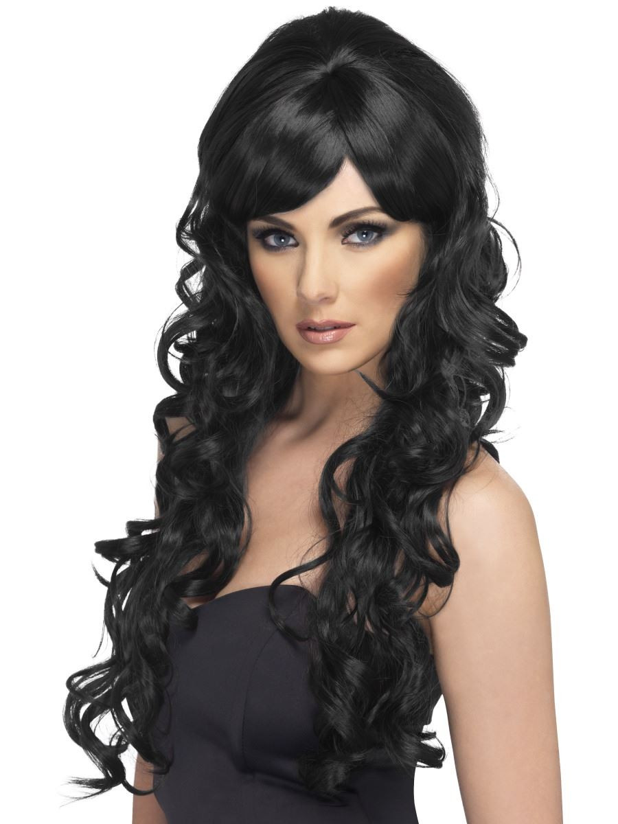 Pop Starlet Wig Black Long And Curly