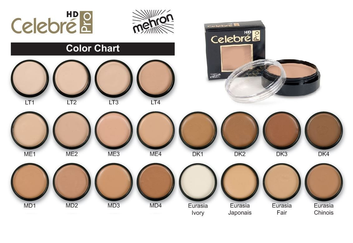 Mehron Celebre Pro Hd Cream Foundation Makeup Costumeville