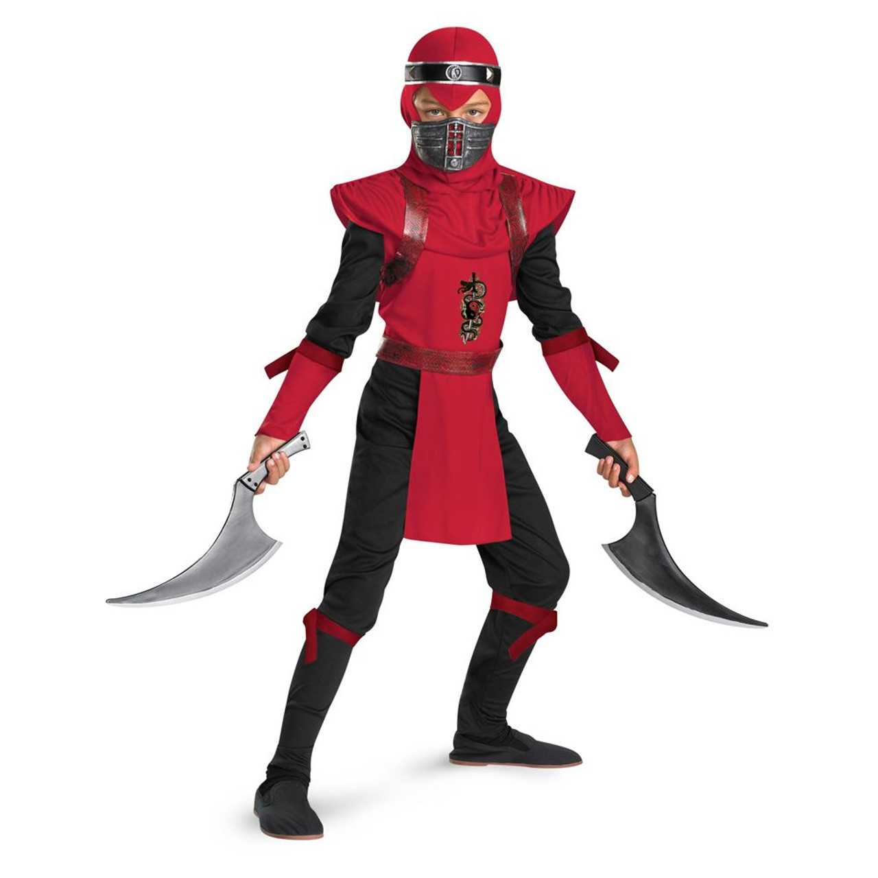 red ninja uniform