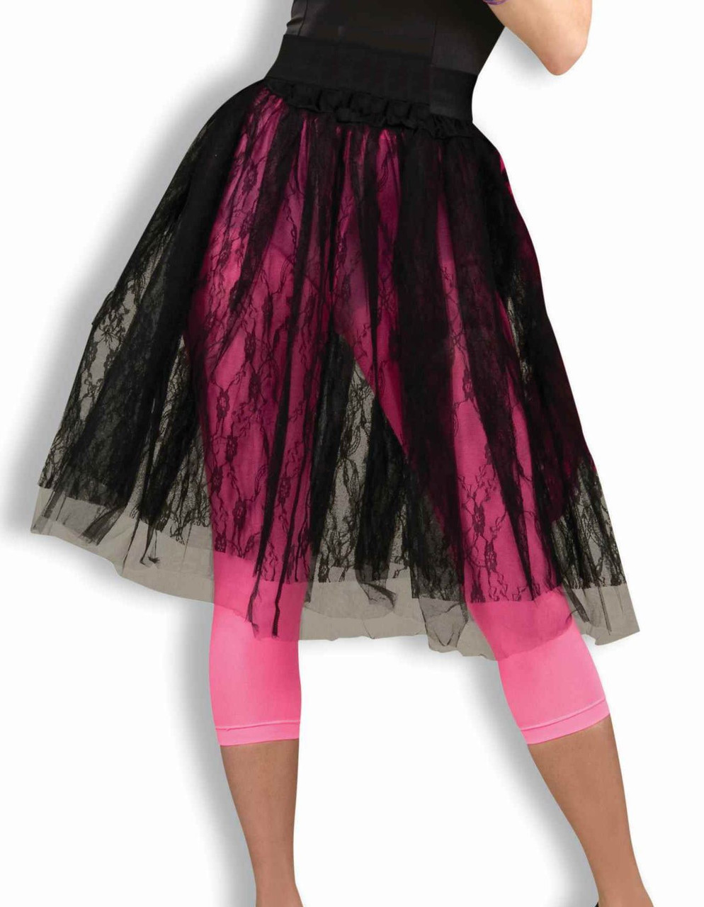 Womens 80s Lace Tutu Costume