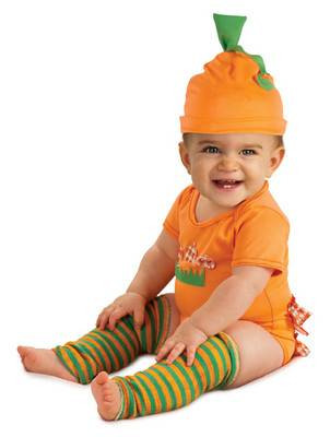 orange baby jumper