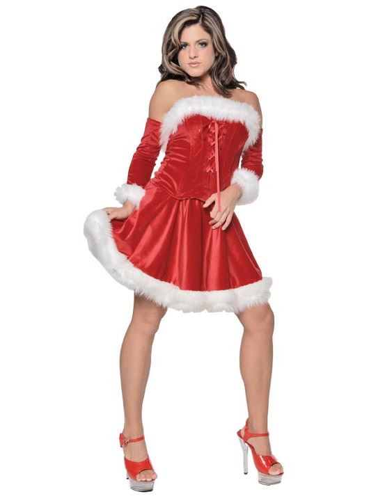 Women's Sexy Santa Christmas Costume 28841 CostumeVille — free download