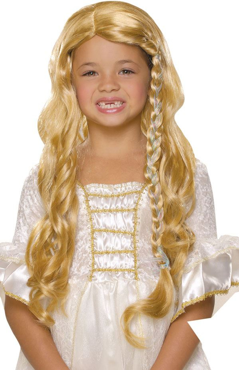 blonde girl wig