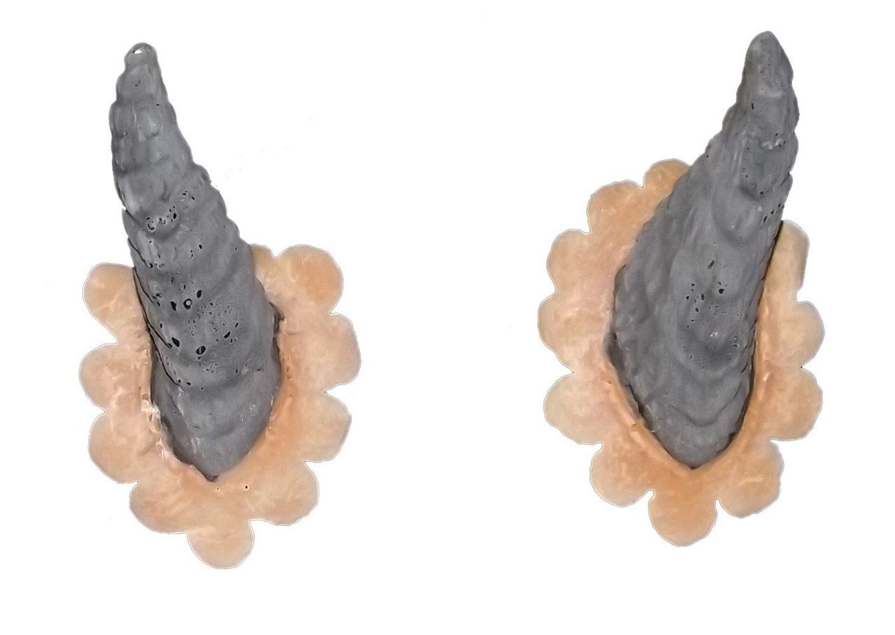 Satyr Horns latex horn devil cosplay larp prosthetic halloween costume