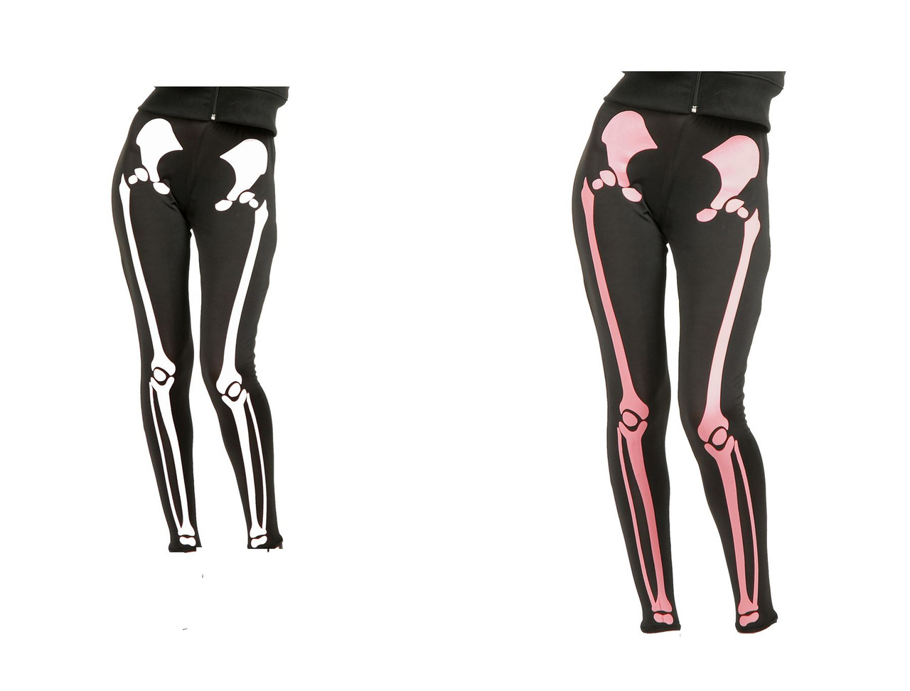 Skeleton Leggings Tights Bones Womens Panty Hose Halloween Costume  Accessory - CostumeVille